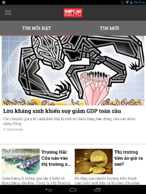 Nhip Cau Dau Tu android App screenshot 0